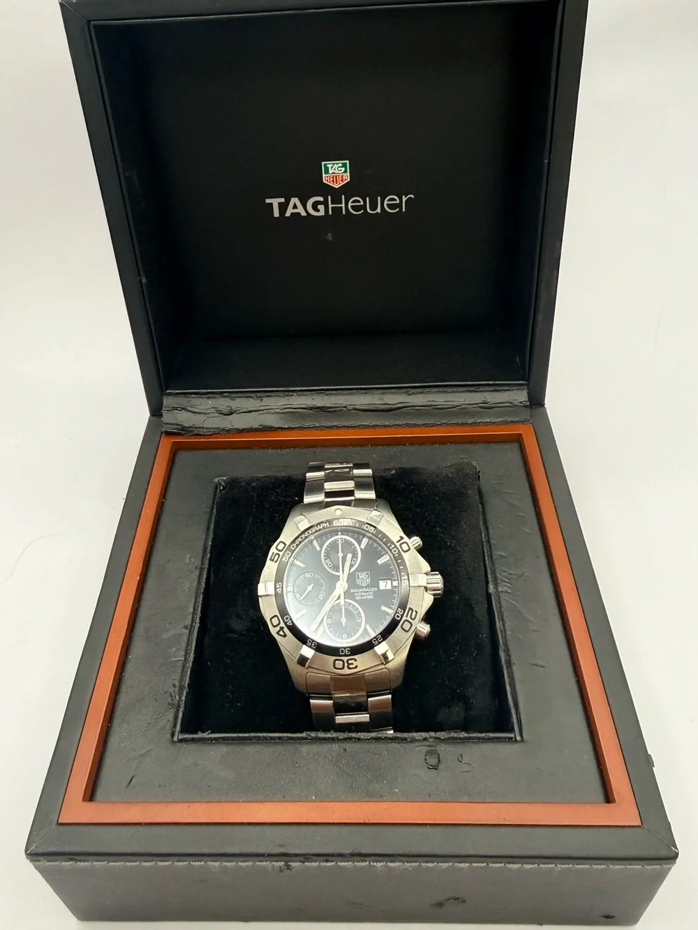 Tag Heuer Aquaracer CAF2110 Calibre 16 Chronograph Box & Booklets Unpolished